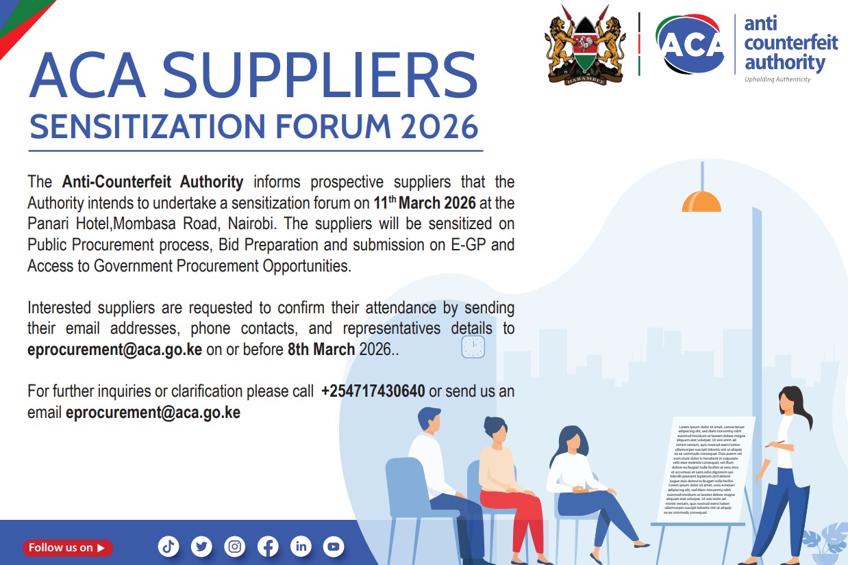 ACA Suppliers Sensitization Forum 2026