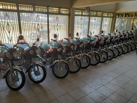 Motorcycle Assembling Plant Raided and 54 Counterfeit Boda Bodas Seized 