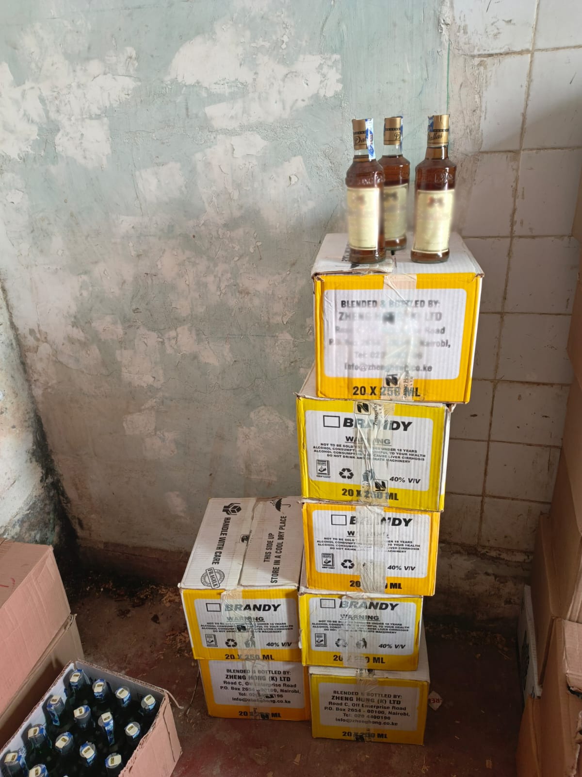 Safeguarding Public Health: ACA Inspectors Intercept Sh1.4M  of Suspected Counterfeit Liquor in Ngara Raid